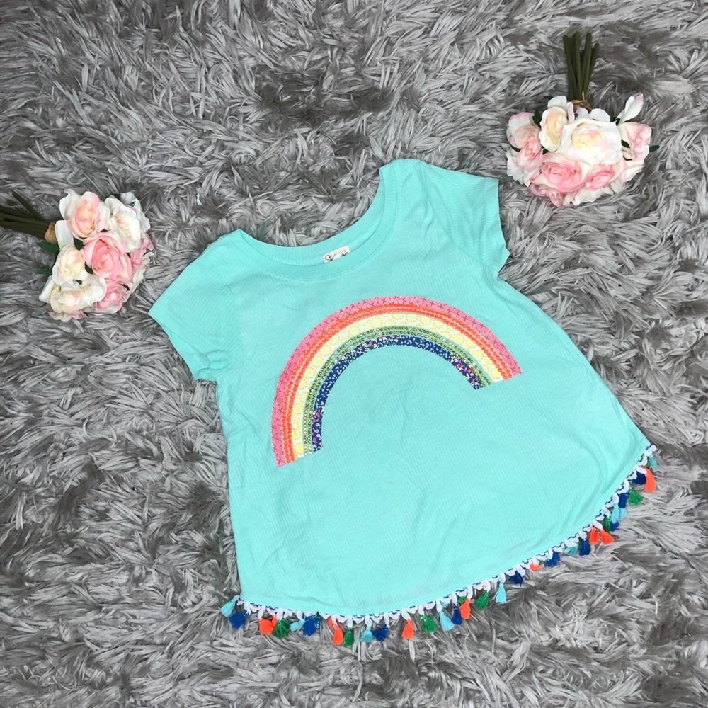 Ten Sixty Sherman Girls Rainbow Top Girls Size M - Picture 1 of 8